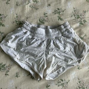 White lululemon shorts!!